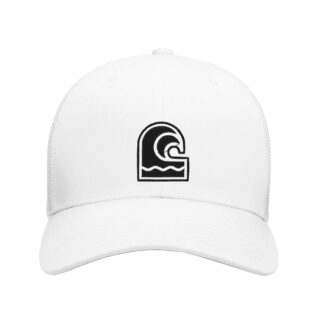Redefine Logo Trucker Hat White